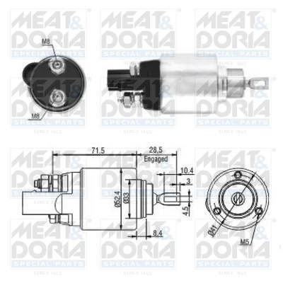 Solenoid Switch, starter